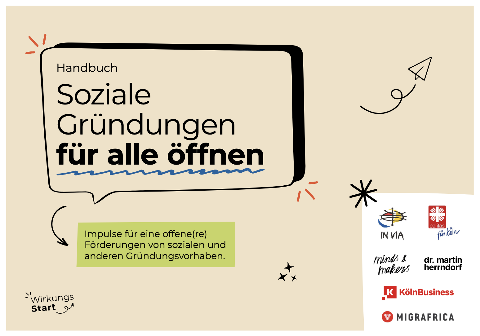 Handbuch „Soziale Gründungen für alle öffnen“